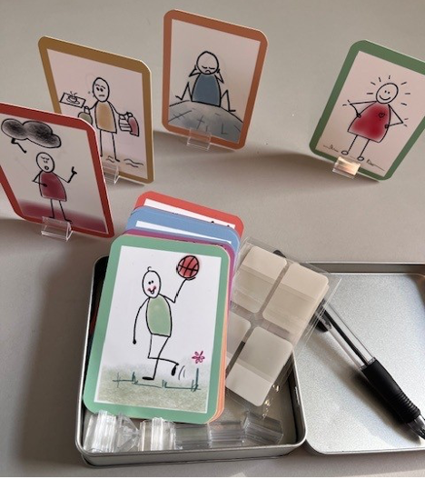 tafelset blikje modikaarten